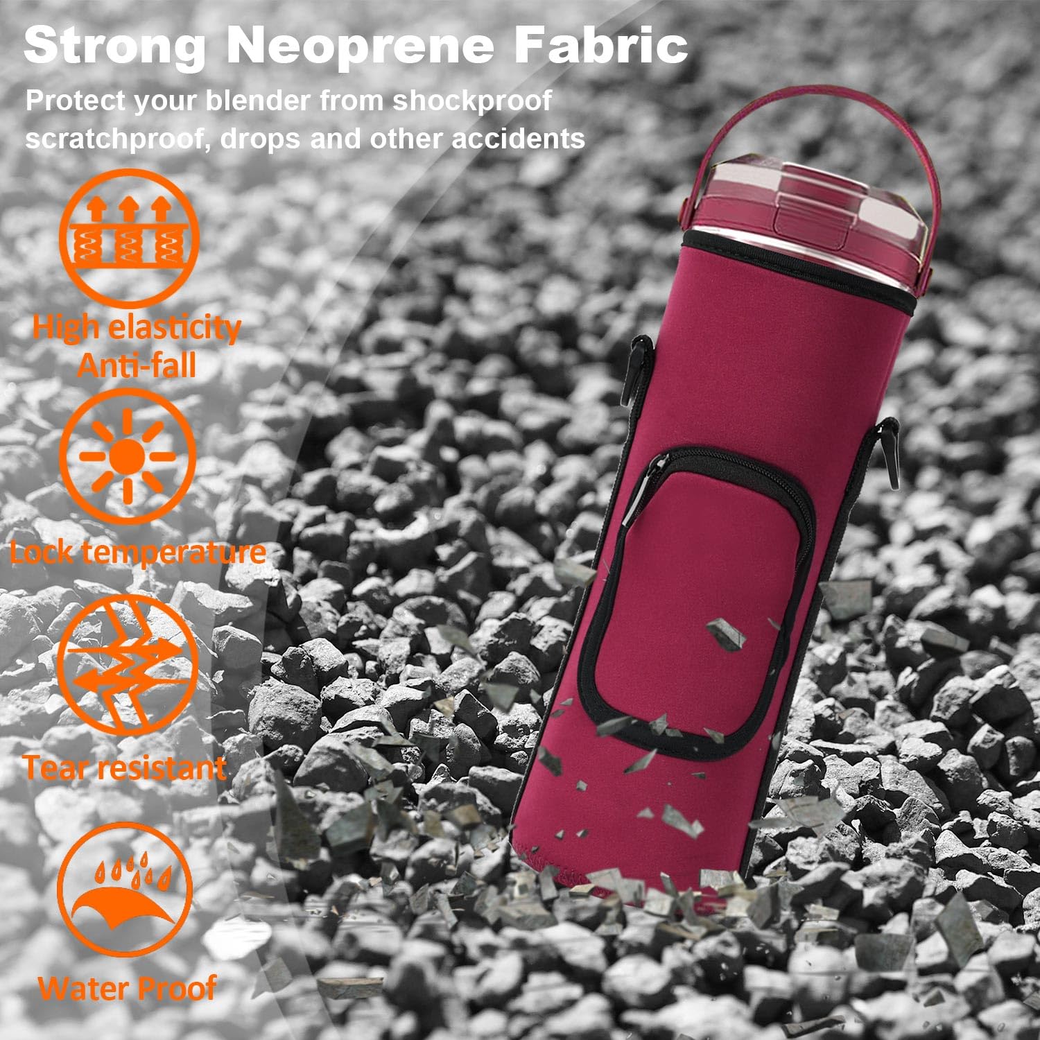 NUENSS-ROR Ninja bag insulation helps keep drinks cold or warm during outings