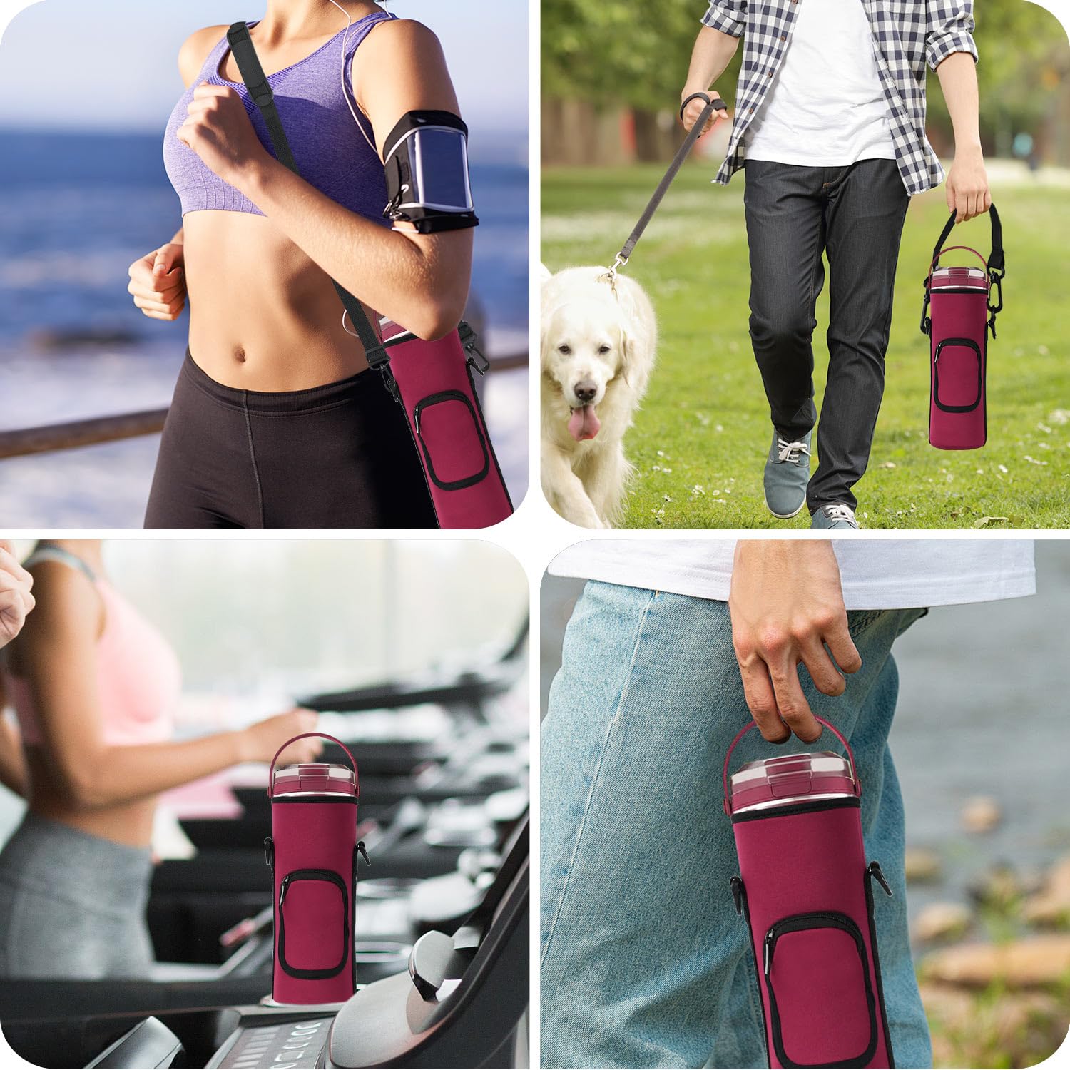 NUENSS-ROR Ninja bag burgundy finish adds stylish protection for everyday trips