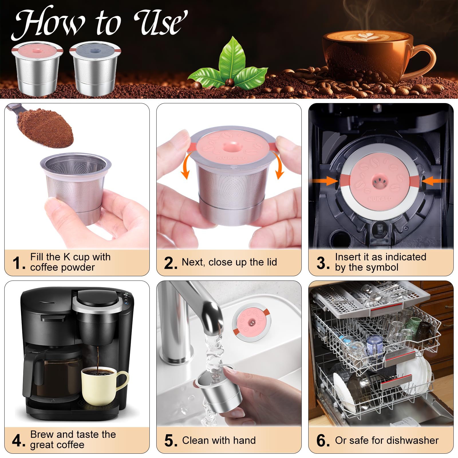 NUKALO coffee fill process emphasizes using your own beans for fresh flavor