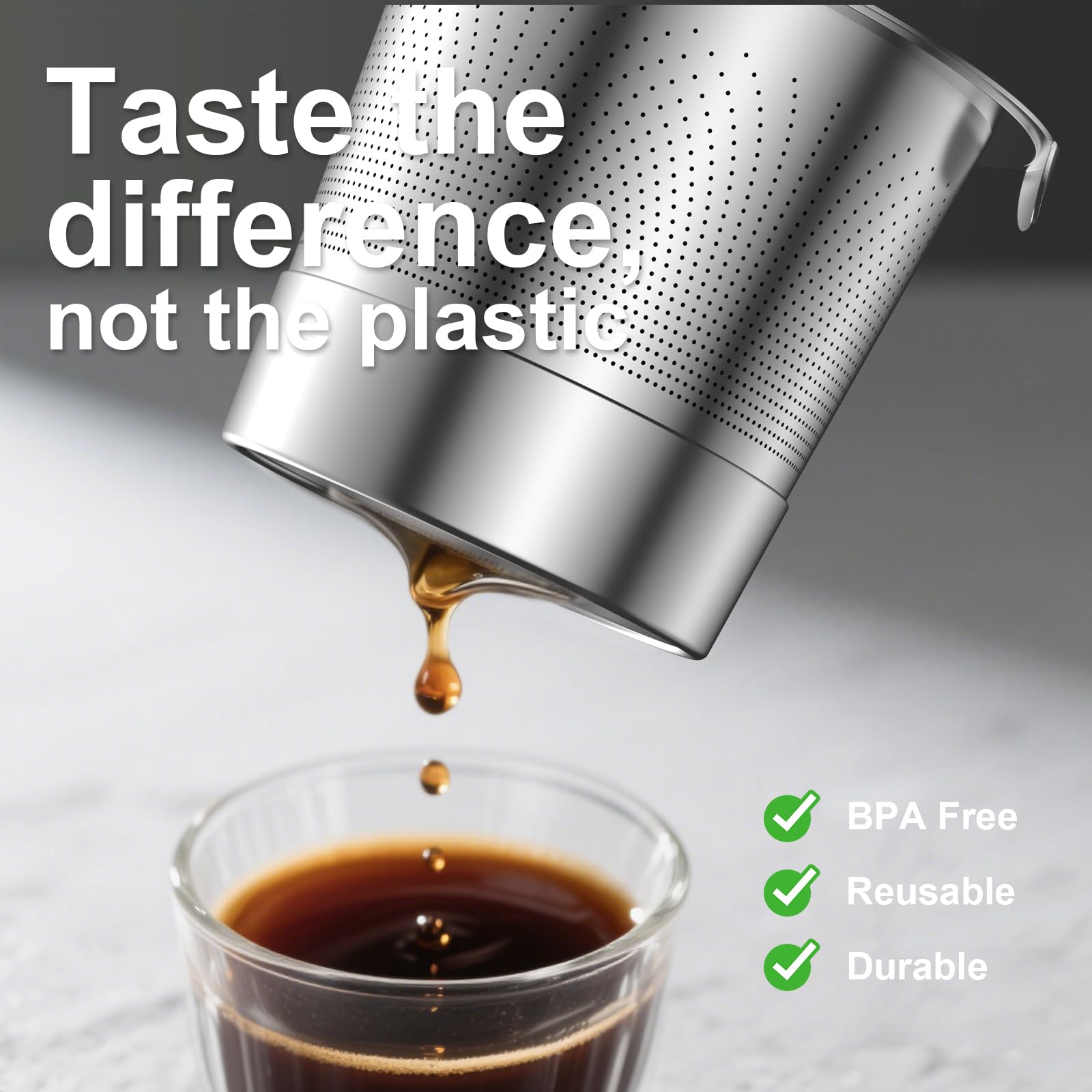 NUKALO Stratum Flow mesh design for fuller extraction and bolder aroma