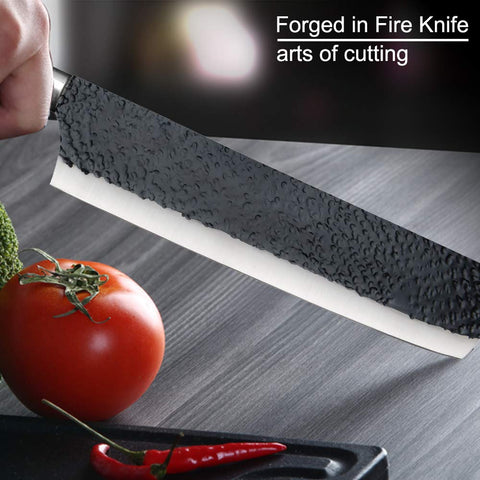 Numola black ergonomic handles on each tool for comfortable grip.