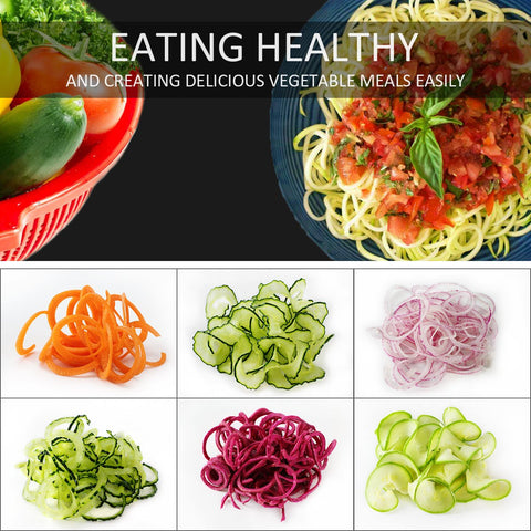 Recipe booklet included with the NUNEWARES Spiralizer