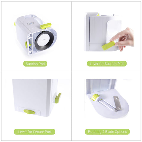 Create spaghetti-like ribbons from veggies with the NUNEWARES spiralizer