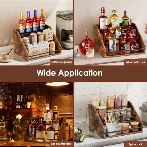 Nuovoware compact-dimension bar rack fits small countertops.