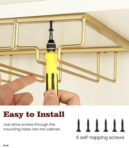 Nuovoware under-cabinet mounting holes enable quick installation.