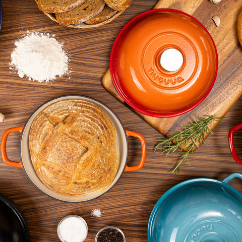 Nuovva versatile pot excels at roasting and stewing for varied meals.