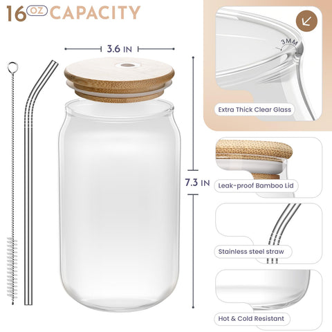 Nurforta stainless steel straw included for sipping hot or cold beverages.