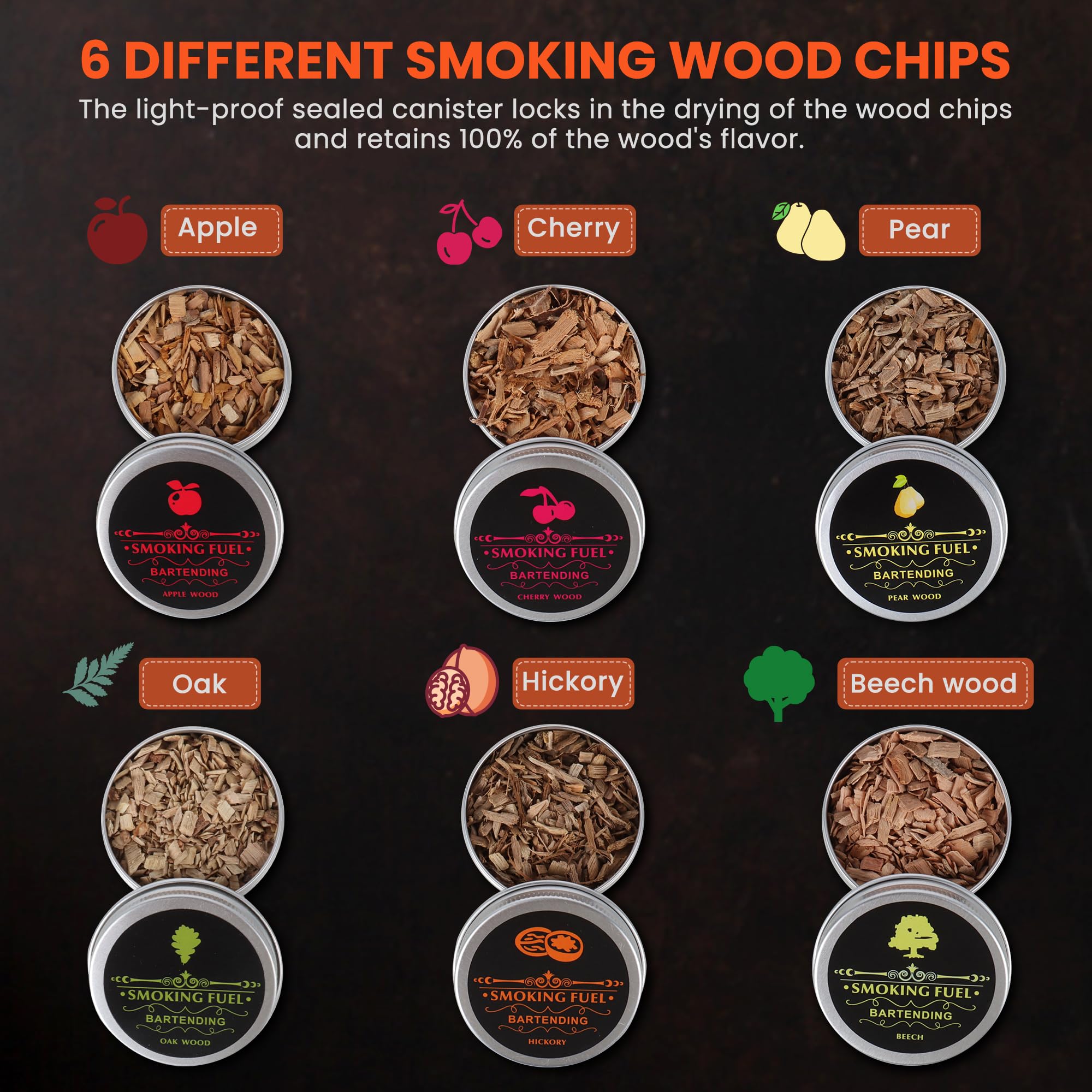 Two smoking devices included for extended smoky effects.