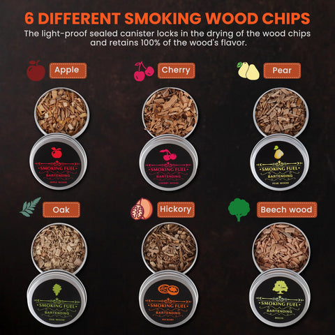 Two smoking devices included for extended smoky effects.