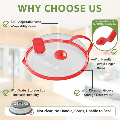 Nutikas red microwave cover for heating is a practical gift idea