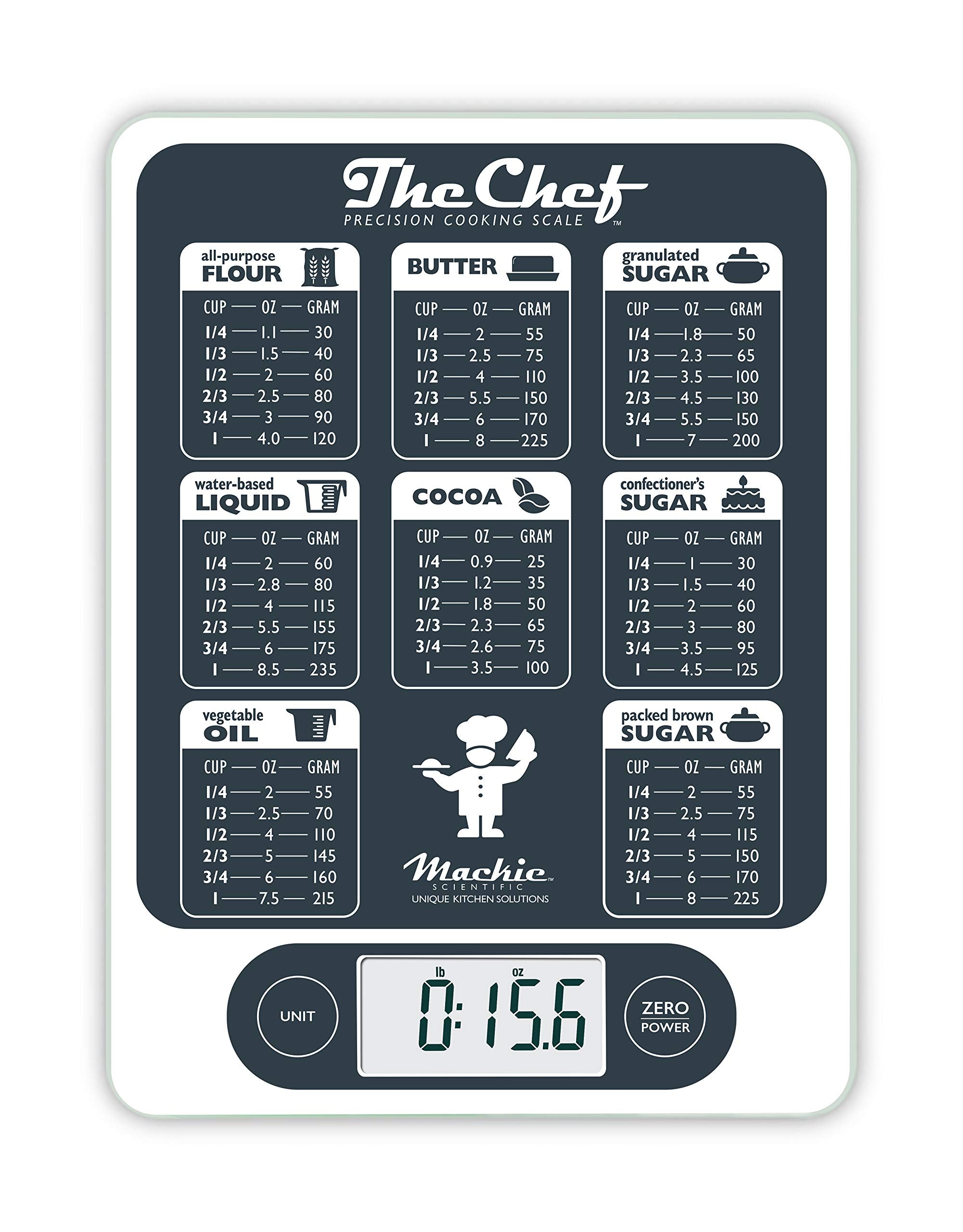 NutraTrack Food Baking Scale with glass top for precise measurements in baking.