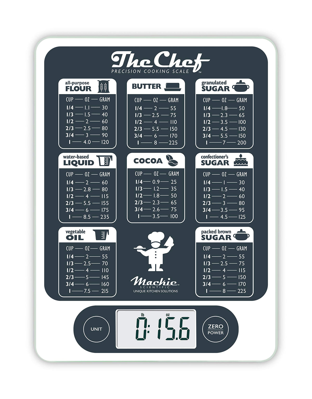 NutraTrack Food Baking Scale with glass top for precise measurements in baking.