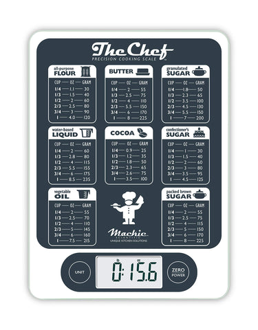 NutraTrack Food Baking Scale with glass top for precise measurements in baking.