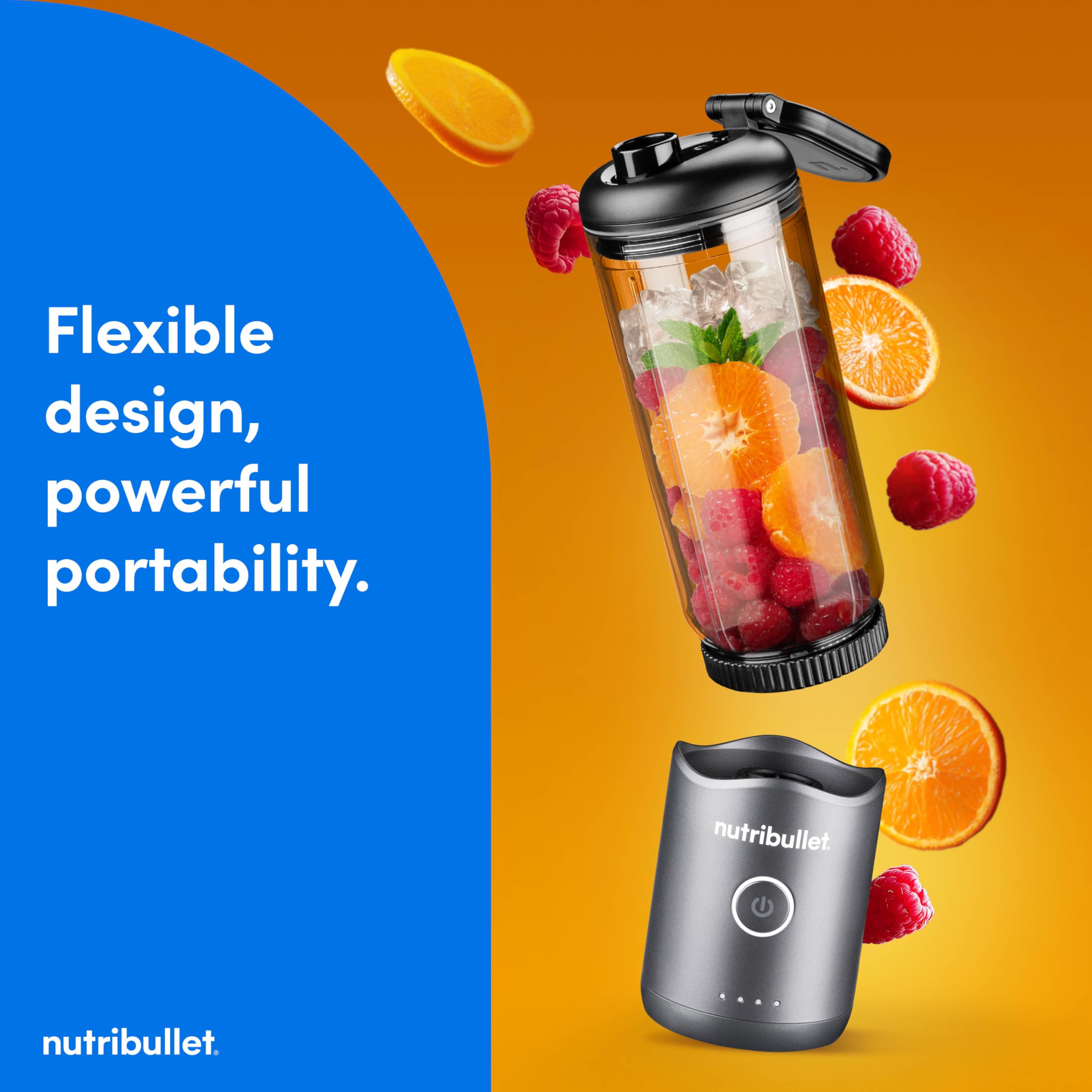 NutriBullet Flex lightweight vessel enabling portable blending on travel and workouts.