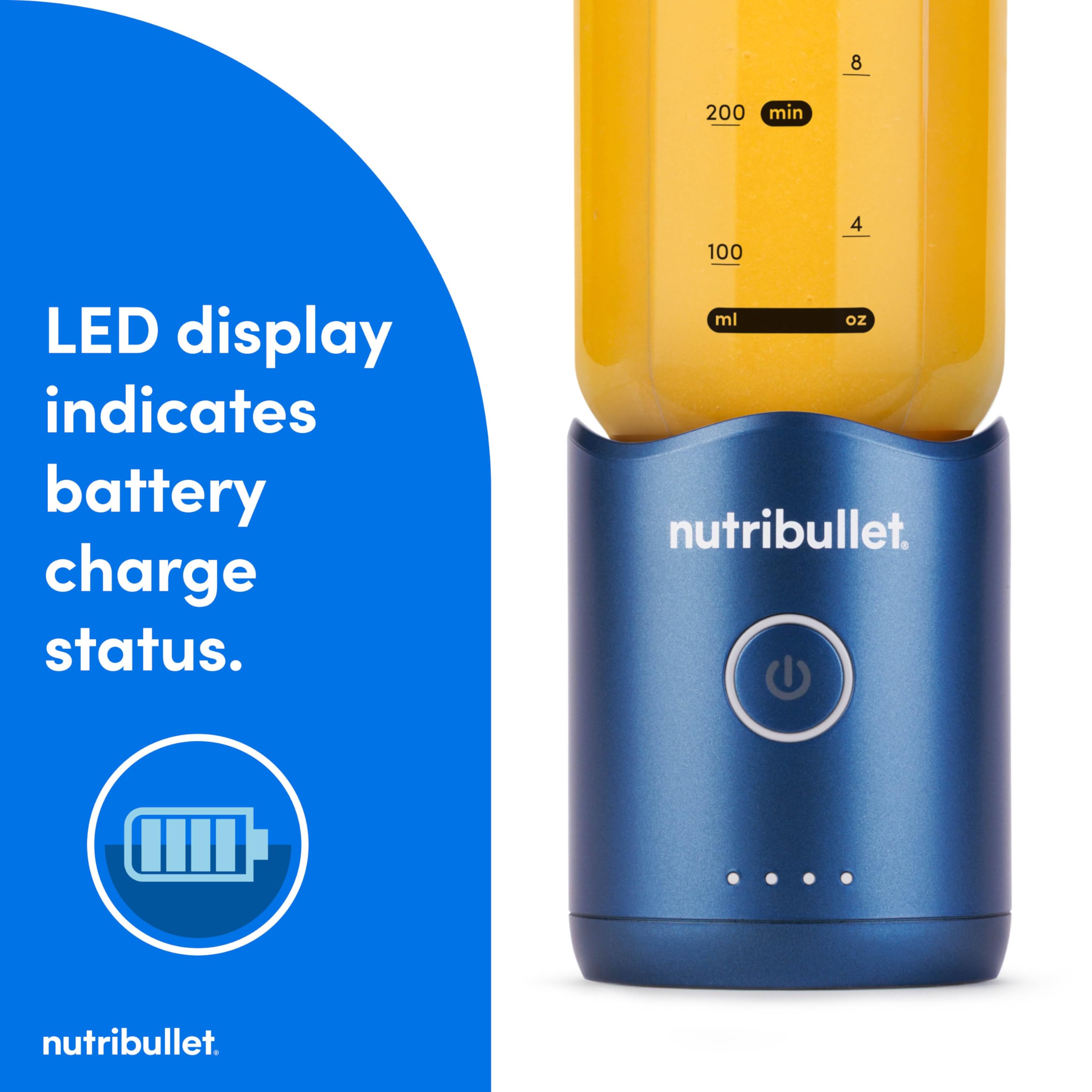 NutriBullet Flex removable blade simplifies cleanup after blending.