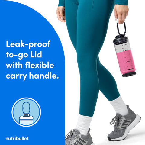 NutriBullet Flex silicone charge port cover protects against leaks.