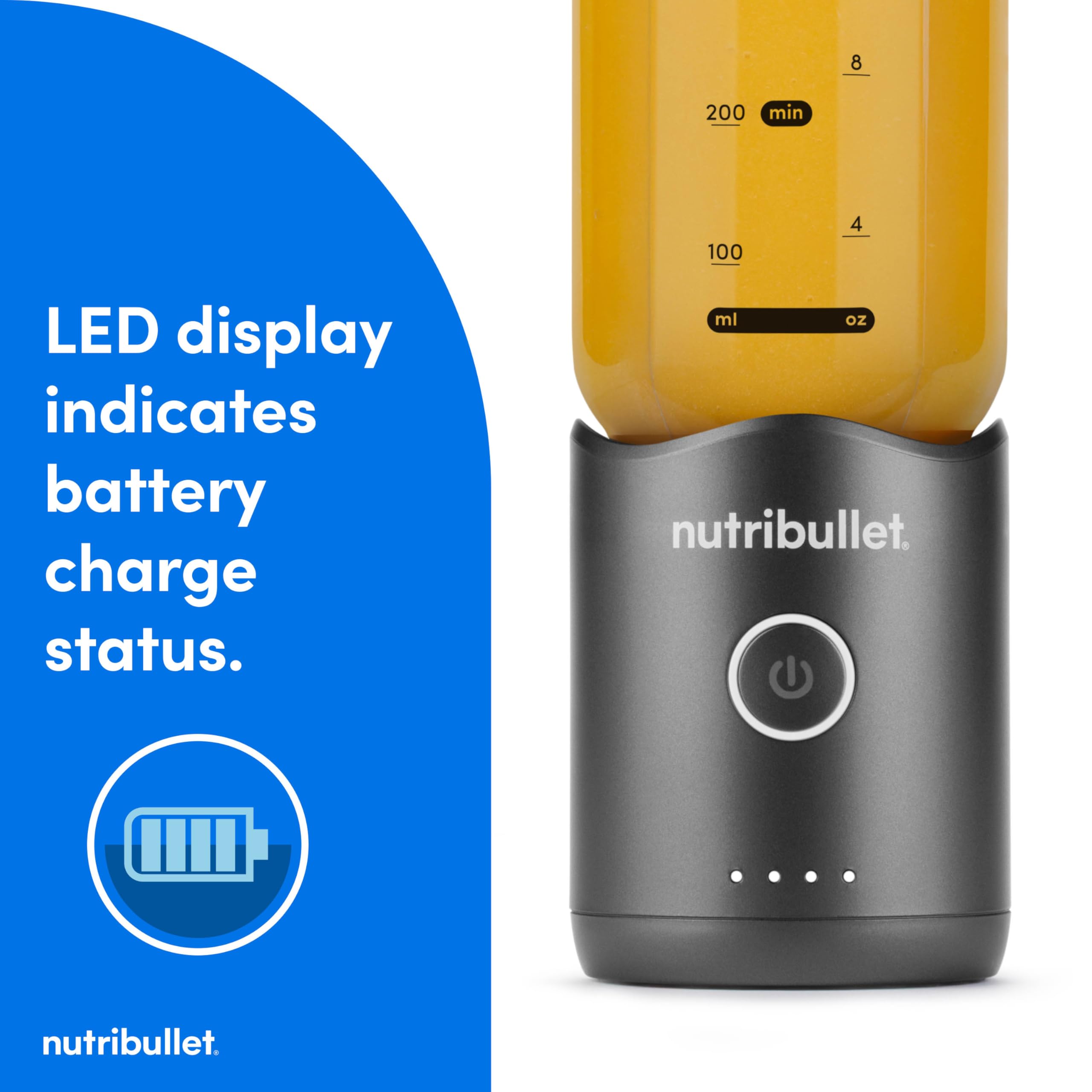 NutriBullet Flex sip handle enables easy carrying during workouts.