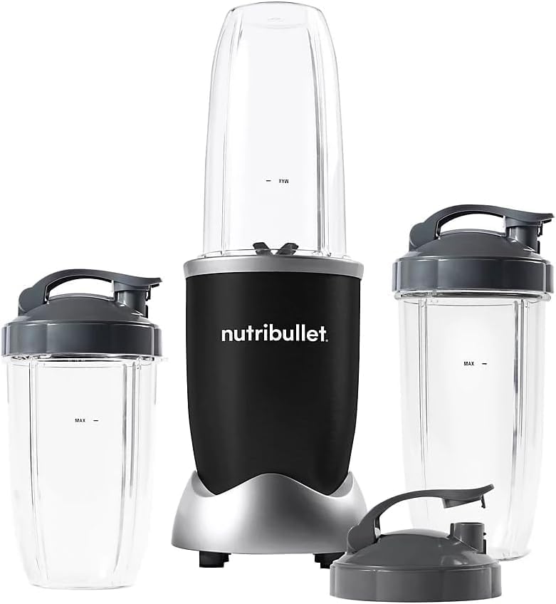 NutriBullet Pro 900W 32oz cup ready for on-the-go smoothies