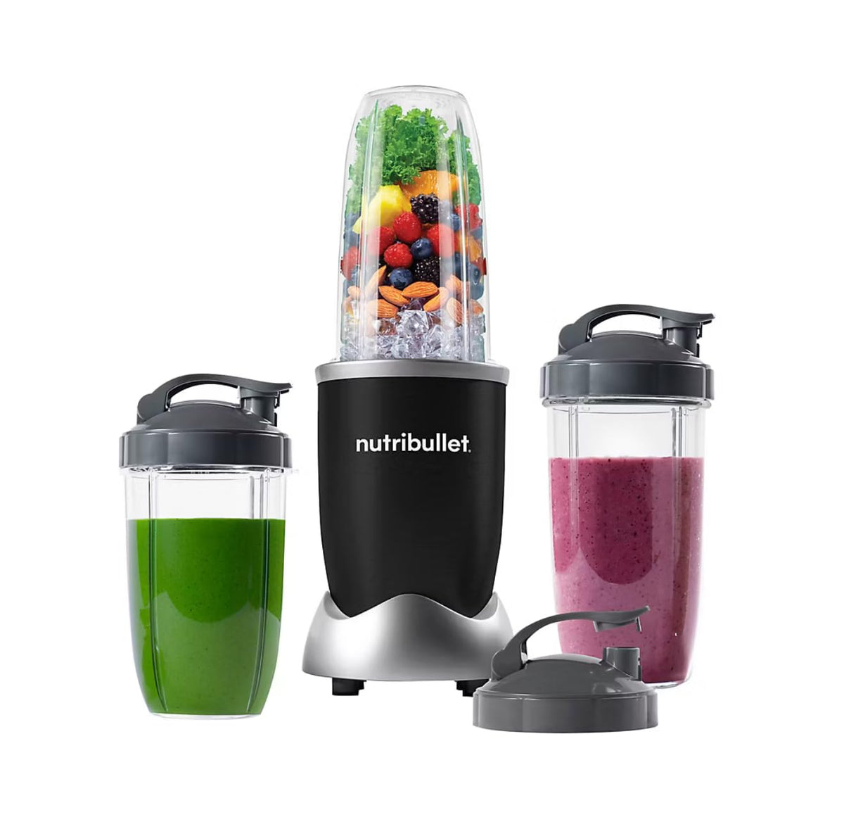NutriBullet Special Edition Pro 900 motor base in Matte Black powering quick smoothies
