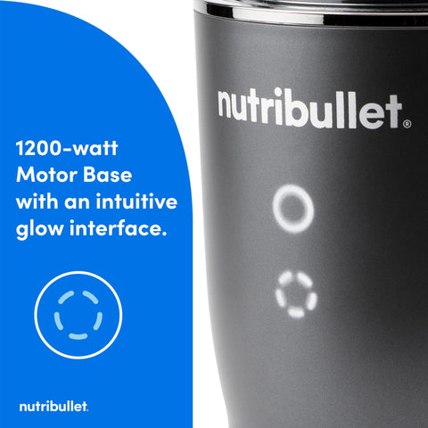 NutriBullet Ultra Plus+ chopping blade speeds up slicing and dicing.