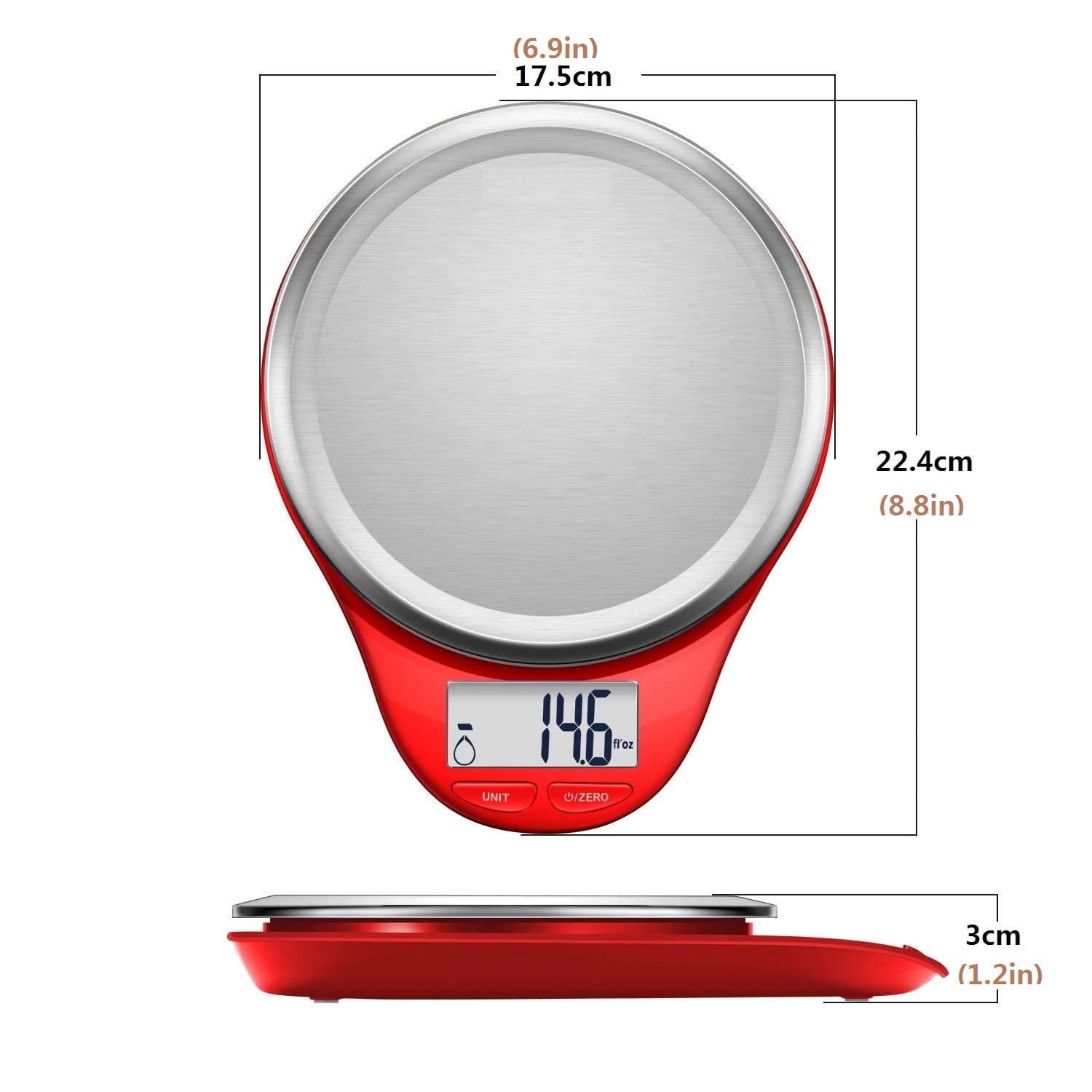 NUTRI FIT slim design saves counter space and can be stored easily.