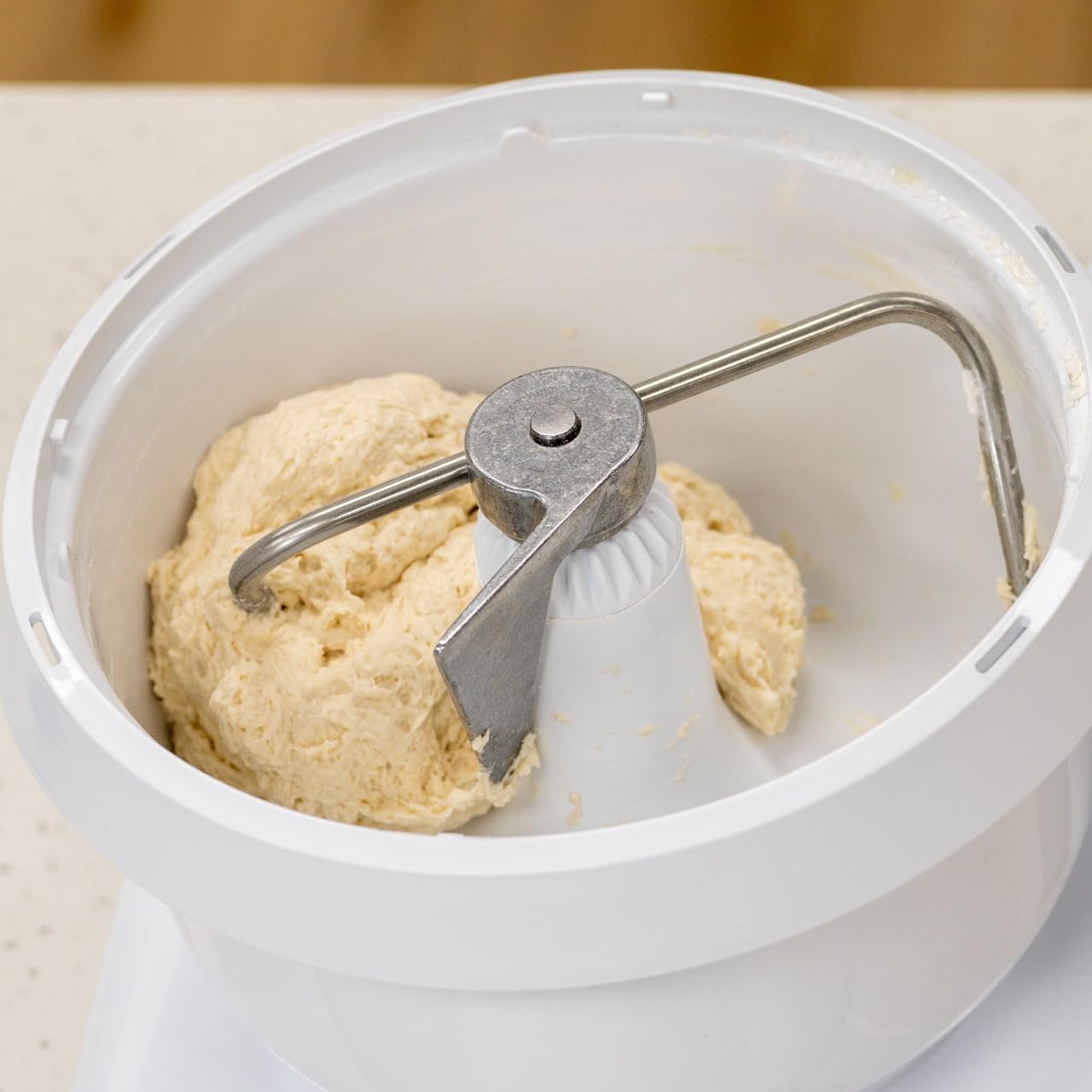Nutrimill bundle bottom-drive design enables easy ingredient addition during mixing.