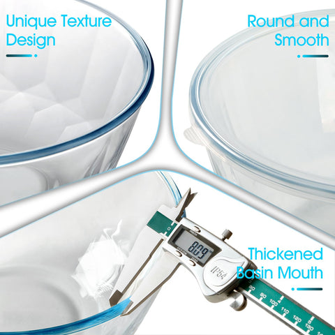 Nutriups borosilicate glass bowl is dishwasher safe for easy cleanup.