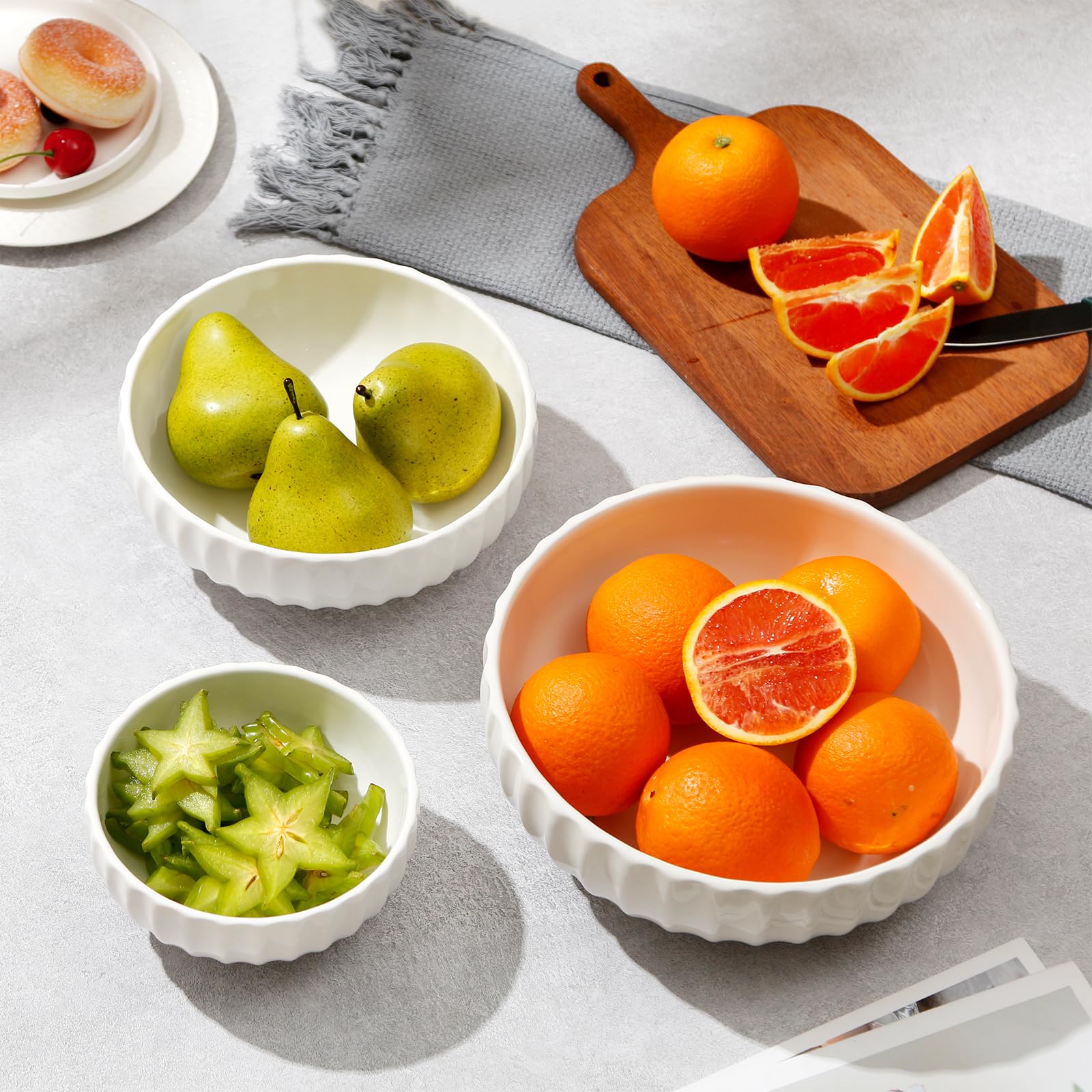 NutriUPS bowls with smooth glaze for easy cleaning after use