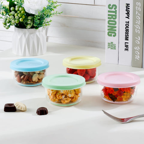 NutriUps clear glass for visible contents and quick status checks.