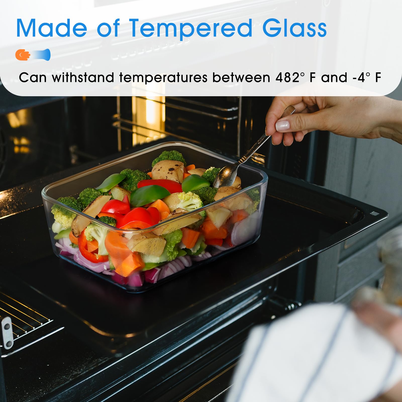 NutriUPS glass bakeware is nonporous for easy cleaning and hygiene.