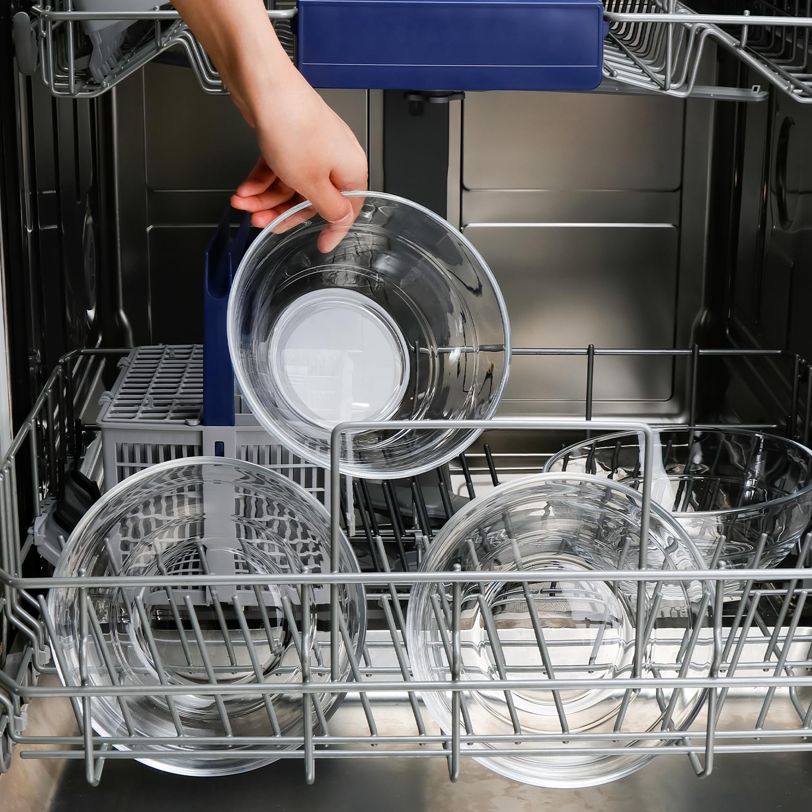 NUTRIUPS gift-ready glass bowls set perfect for cooking lovers.
