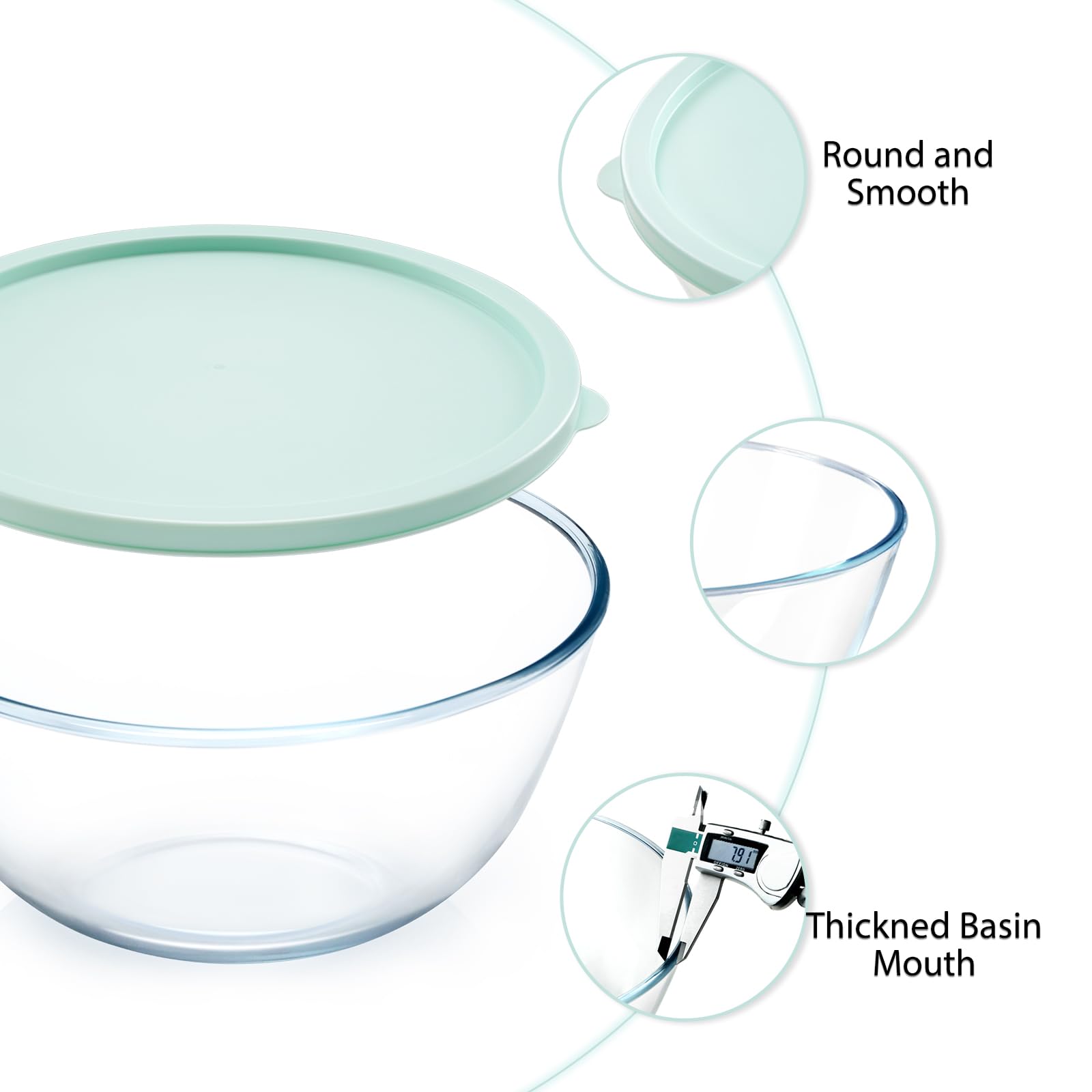 NUTRIUPS Horizon Green lid-secured bowl keeps ingredients fresh.