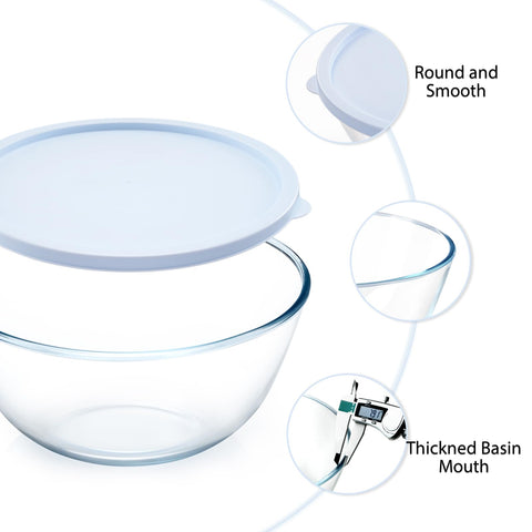 NutriUPS large deep bowl ready for mixing, serving, or storing leftovers