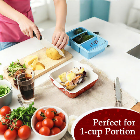 Dish is safe for microwave, dishwasher, and refrigerator for versatile use.