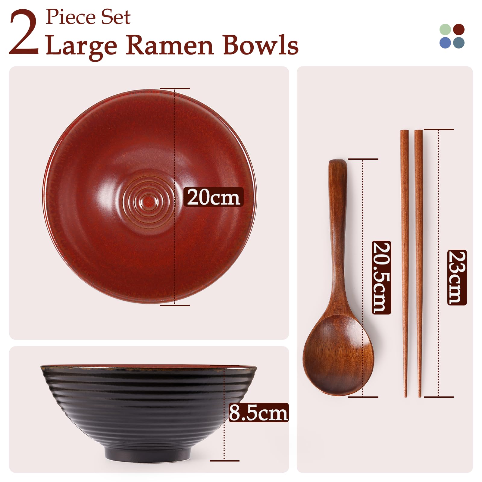 NutriUPS ramen bowl inside view showing spacious 40 oz capacity