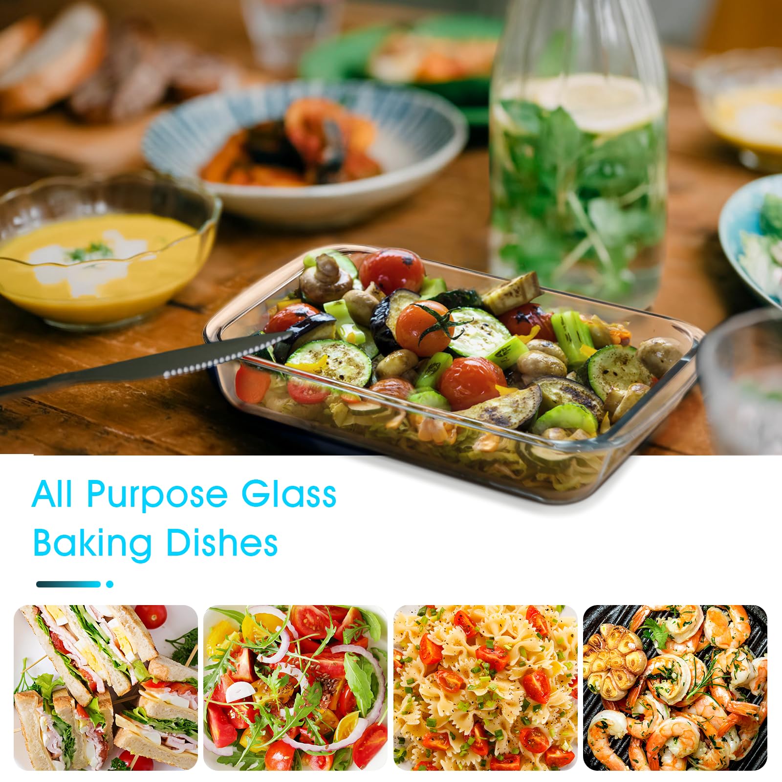 NutriUPS compact rectangular pan suitable for casseroles and desserts.