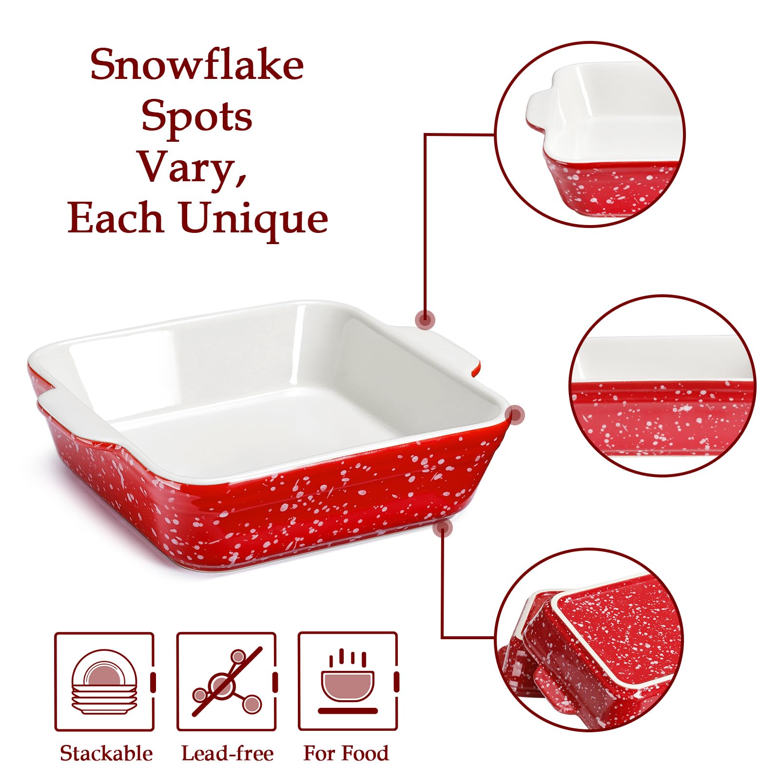 NutriUPS two-square set provides individual portions for personal casseroles.