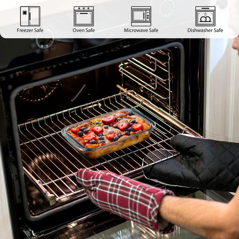 NutriUPS tempered glass dish demonstrates heat resistance and safe handling.