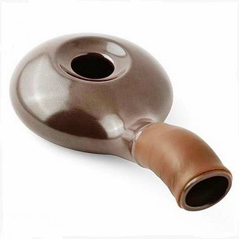 Nuvo ceramic body with genuine cowhide grip ensures durable handling.