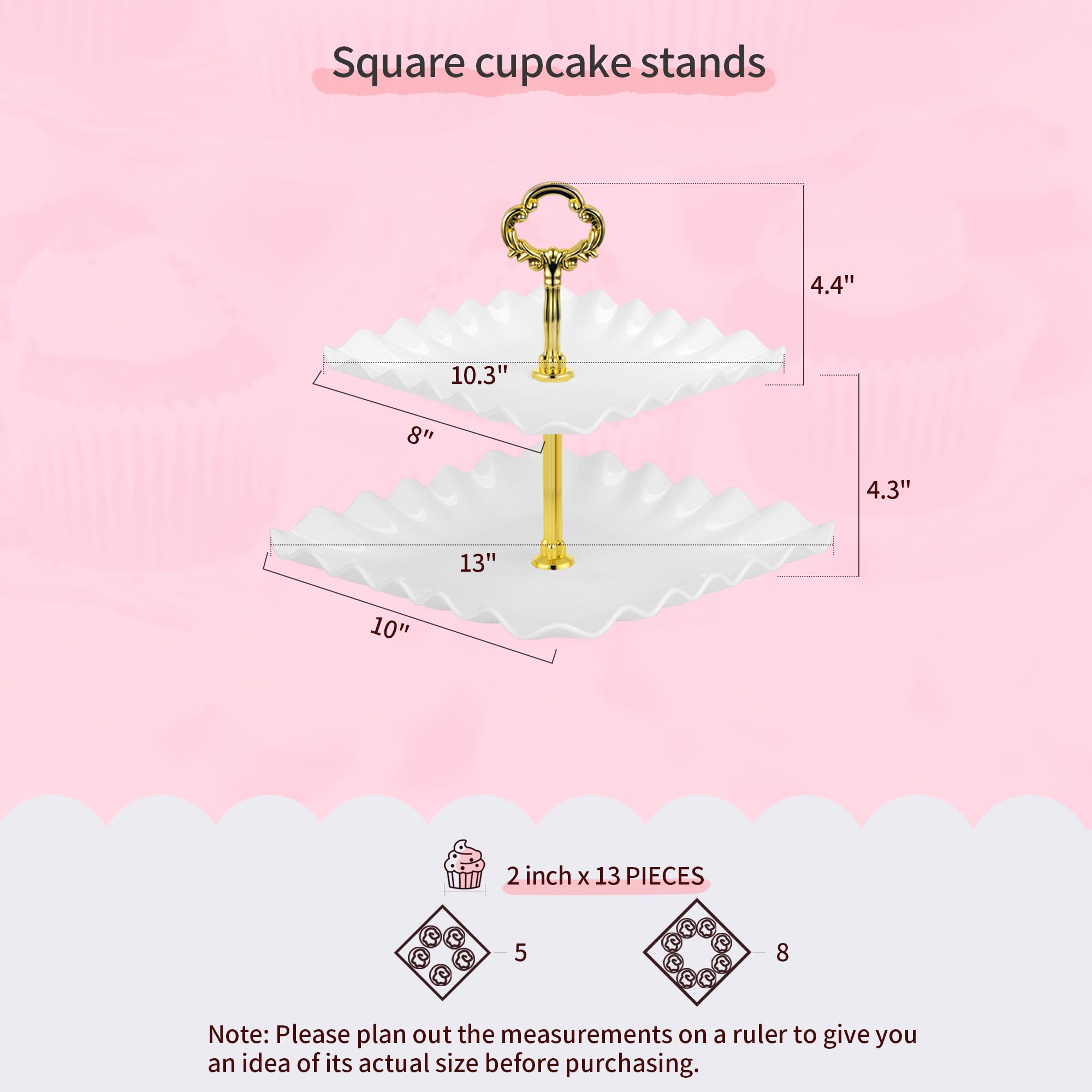 NWK dessert stands create a stylish party table display