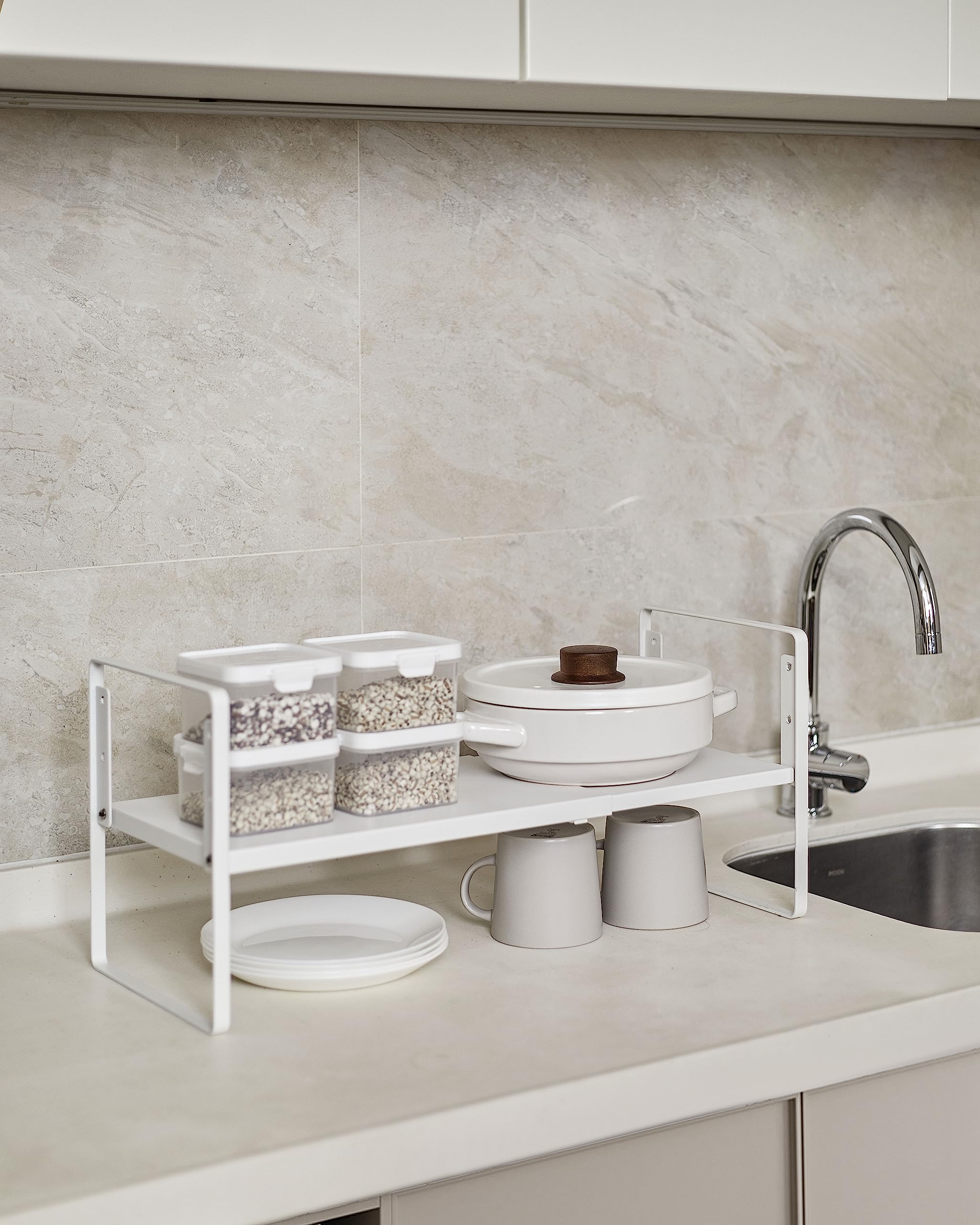 Nxconsu 12-inch depth provides space for bowls and plates