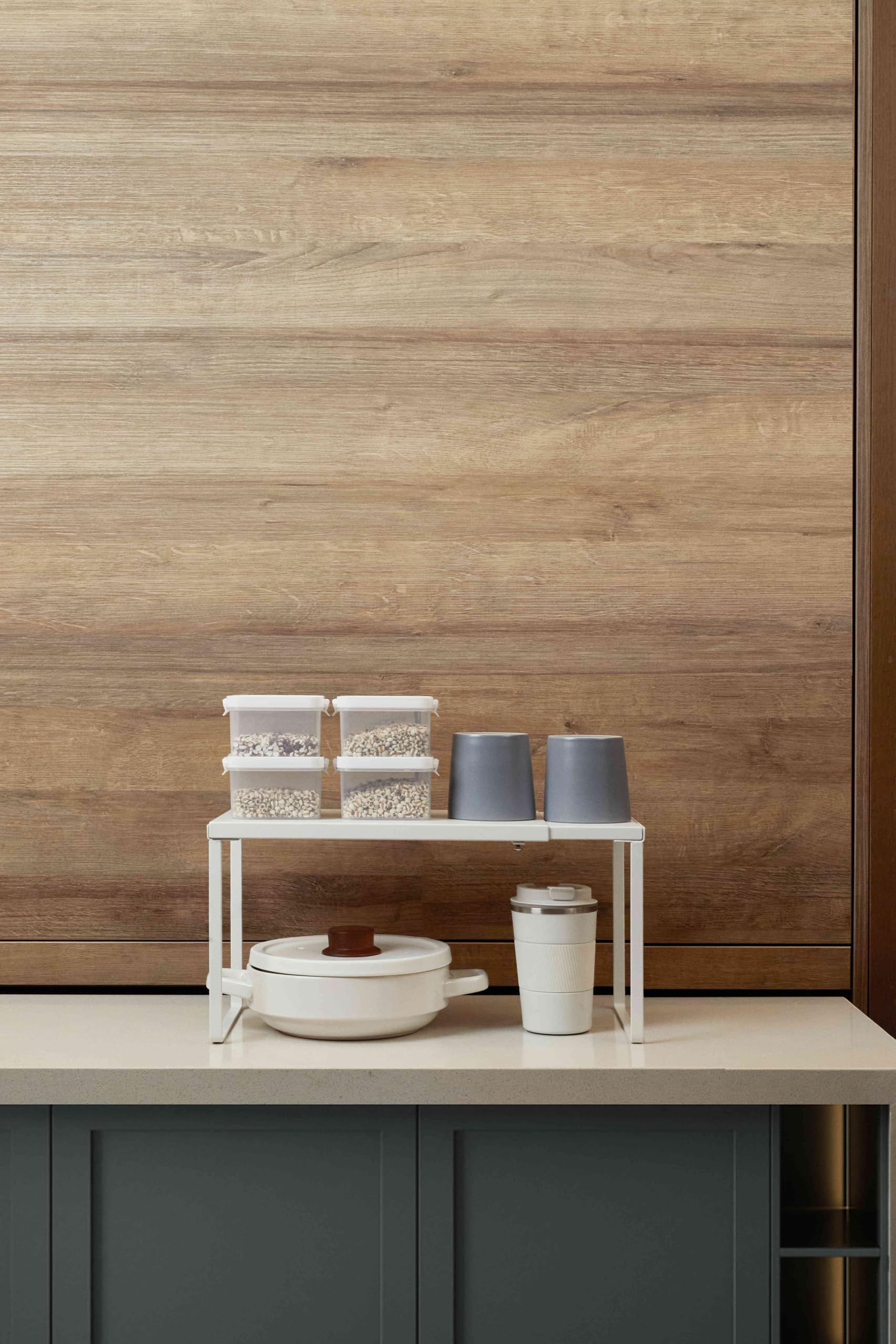 Nxconsu edgeless design maximizes usable shelf area