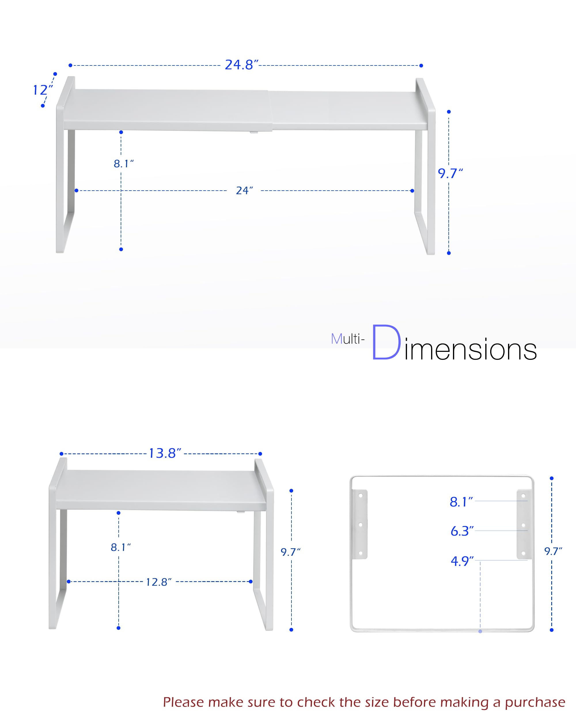 Nxconsu multifunctional storage for kitchen and bathroom organization