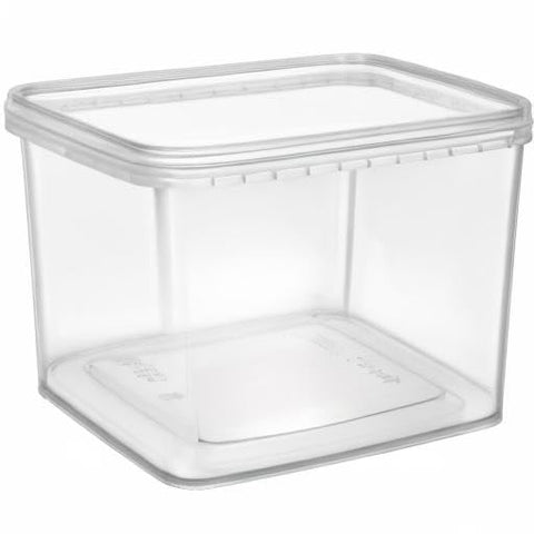 NYHI 64 oz square deli container bulk pack keeps kitchens stocked.