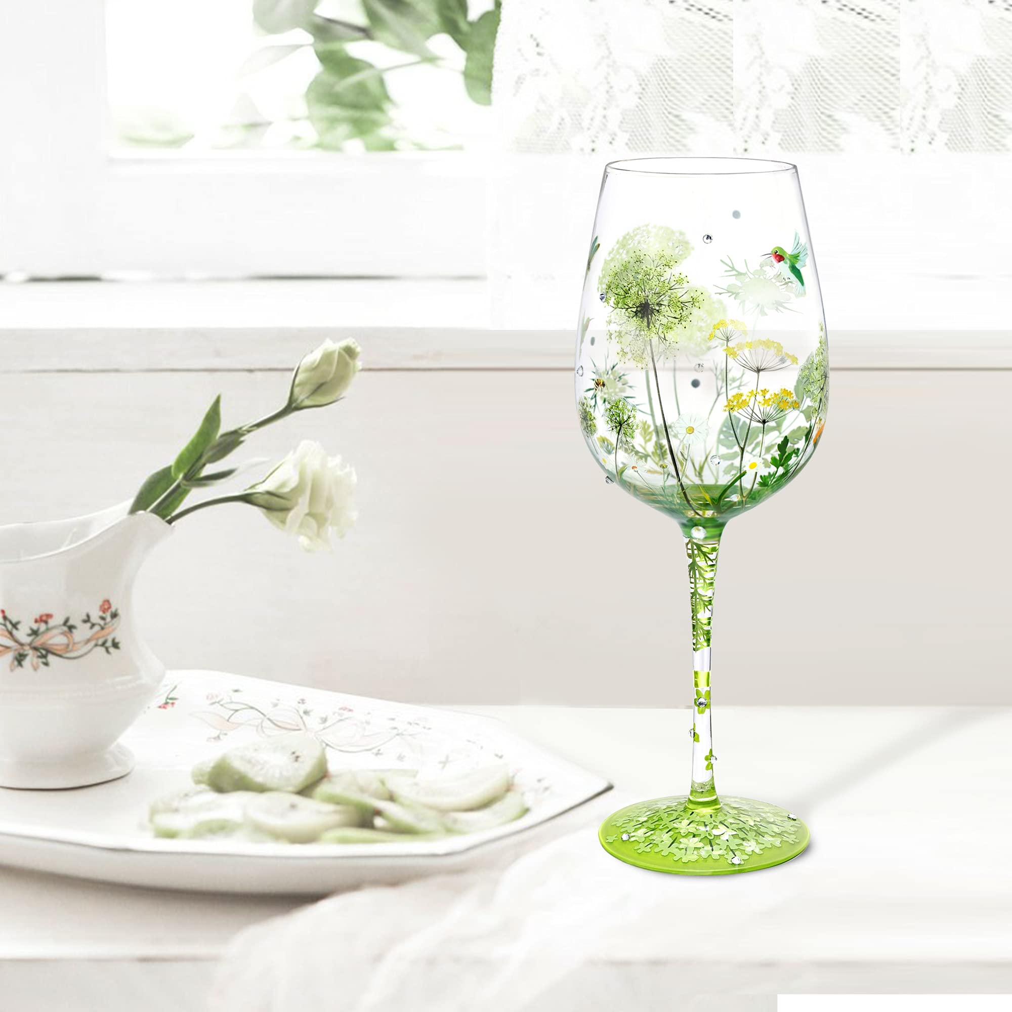 NymphFable multi-use decorative glass for display and keepsake