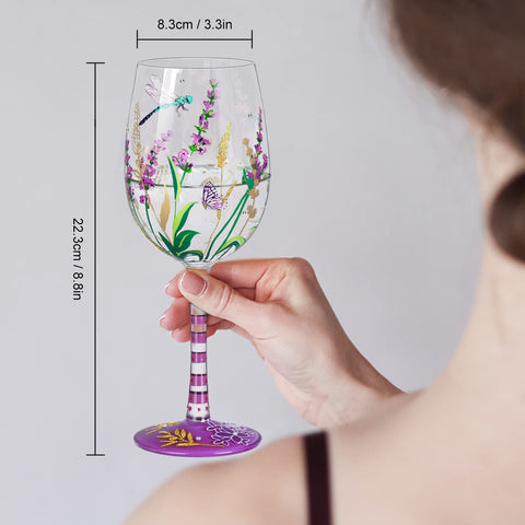 NymphFable hand-crafted process adds unique character to each glass.