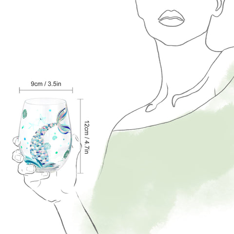 NymphFable mermaid glasses are perfect for birthdays and special occasions.