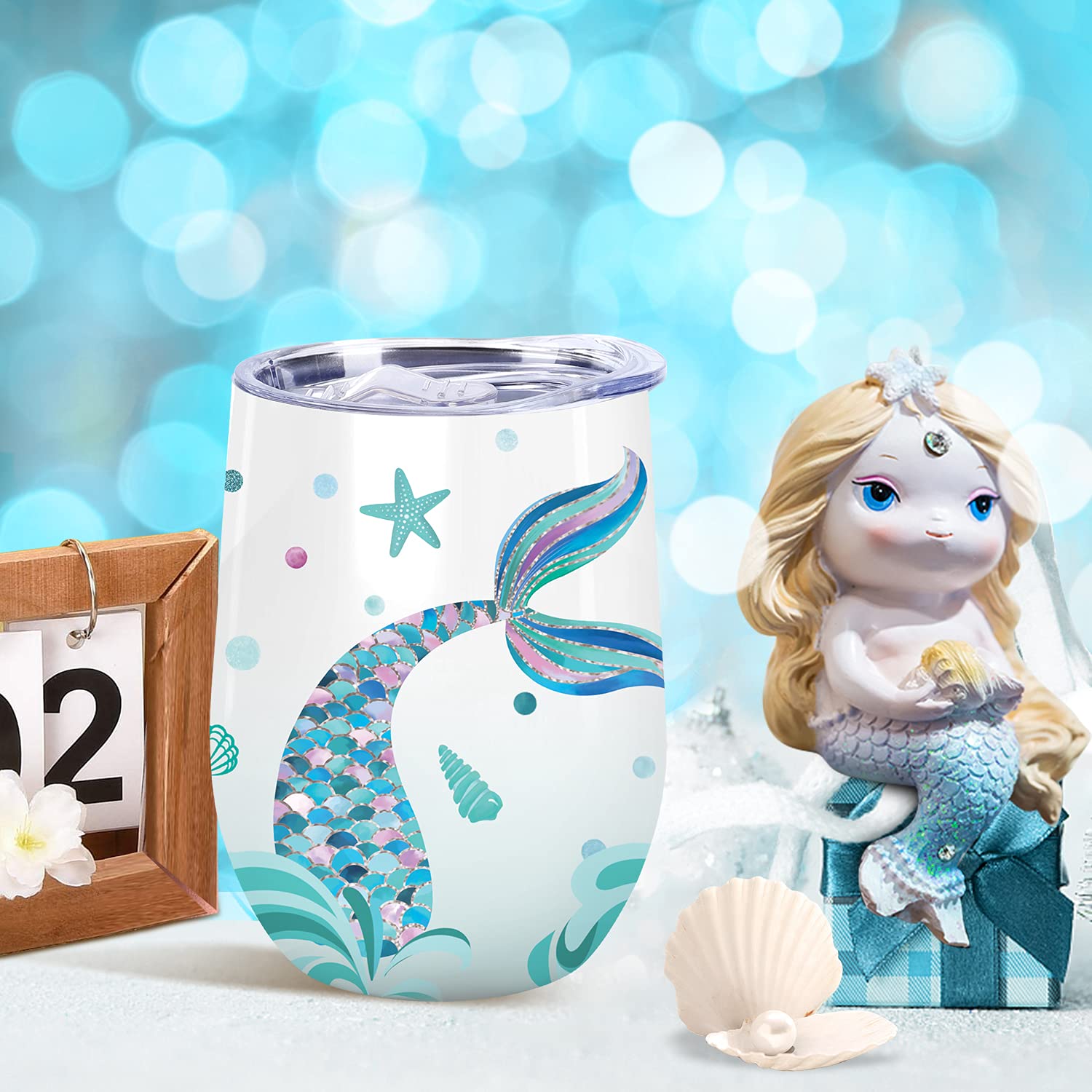 NymphFable Mermaid pattern design adds stylish daily charm.
