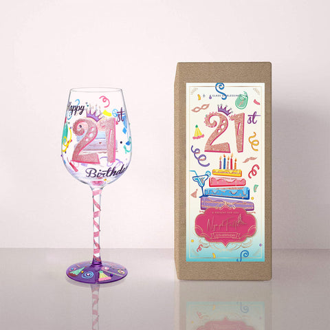NymphFable multi-use wine glass doubles as decorative display.