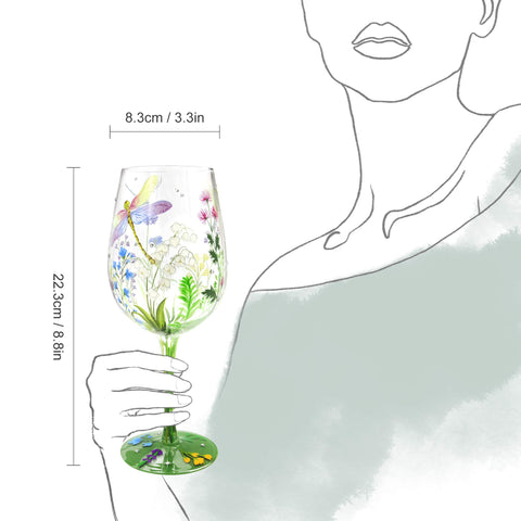NymphFable wedding toast glass with elegant artistry for special moments